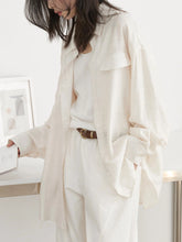 Wrinkled Texture Shirt – Minimalist Chic Outerwear