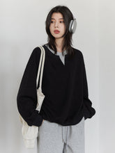 Contrast Hoodie Sweatshirt – Casual Korean Streetwear
