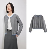 Contrast Button Cardigan – Chic Knitwear Essential