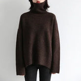 Cozy Turtleneck Knit Sweater – Minimalist Winter Staple