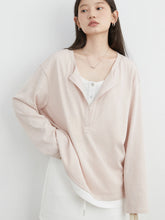 Contrast Knit Long Sleeve Tee – Korean Streetwear Vibe