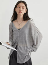 Lightweight V-Neck Cardigan – Sun Protection Chic Layer