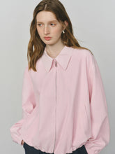 Raw Glamour Short Jacket – French Oversized Workwear Style