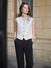 Old Money Vest & Wide-Leg Pants Set – Tailored Vintage Luxe