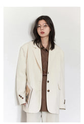 Single Breasted Casual Blazer – Effortless Power Layer