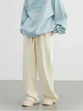 High-Waist Drawstring Streetwear Pants – Relaxed Luxe Comfort