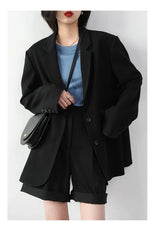 Double-Breasted Mid-Length Blazer – Timeless Power Look
