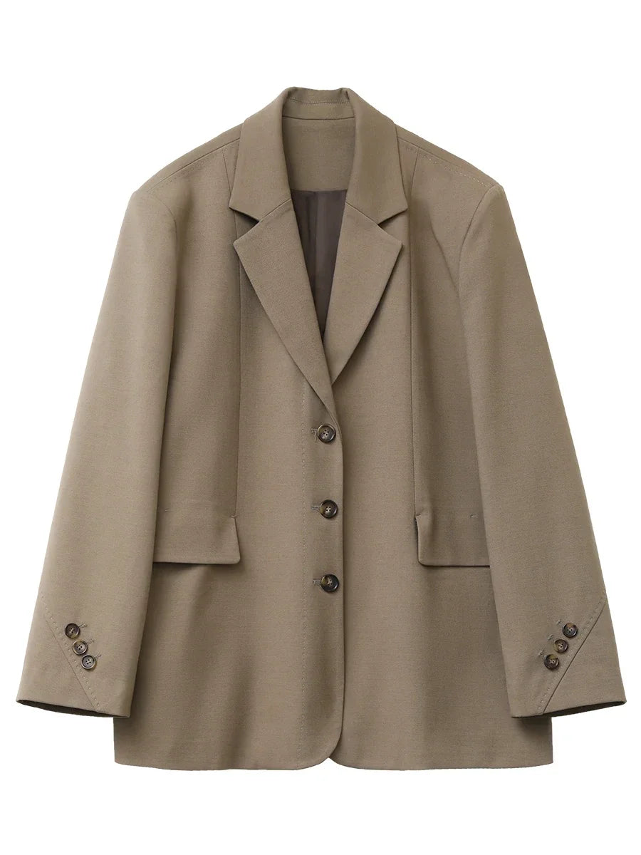 Single Breasted Casual Blazer – Effortless Power Layer