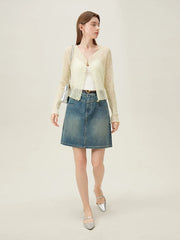 Airy Long Sleeve Cover-Up Cardigan – Breezy Summer Layer