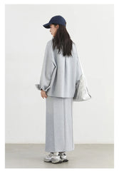 Sweatshirt & Skirt Set – Relaxed Weekend Style