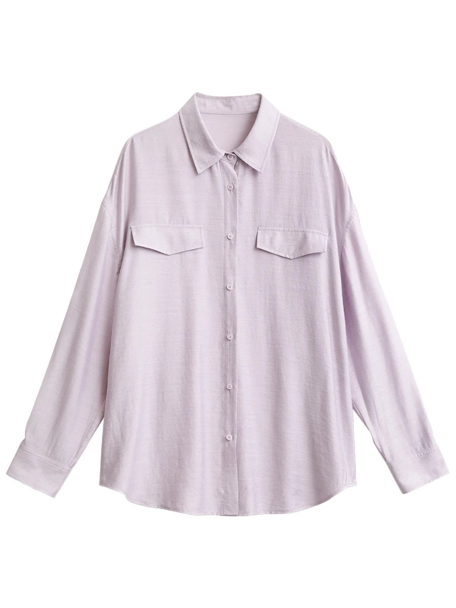 Wrinkled Texture Shirt – Minimalist Chic Outerwear