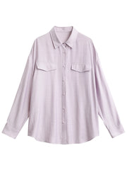 Wrinkled Texture Shirt – Minimalist Chic Outerwear