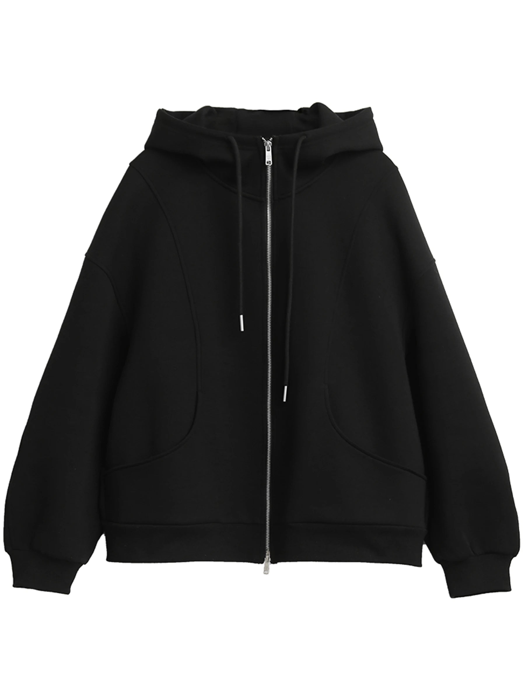 Drawstring Hooded Sweatshirt – Sporty BF Style Jacket