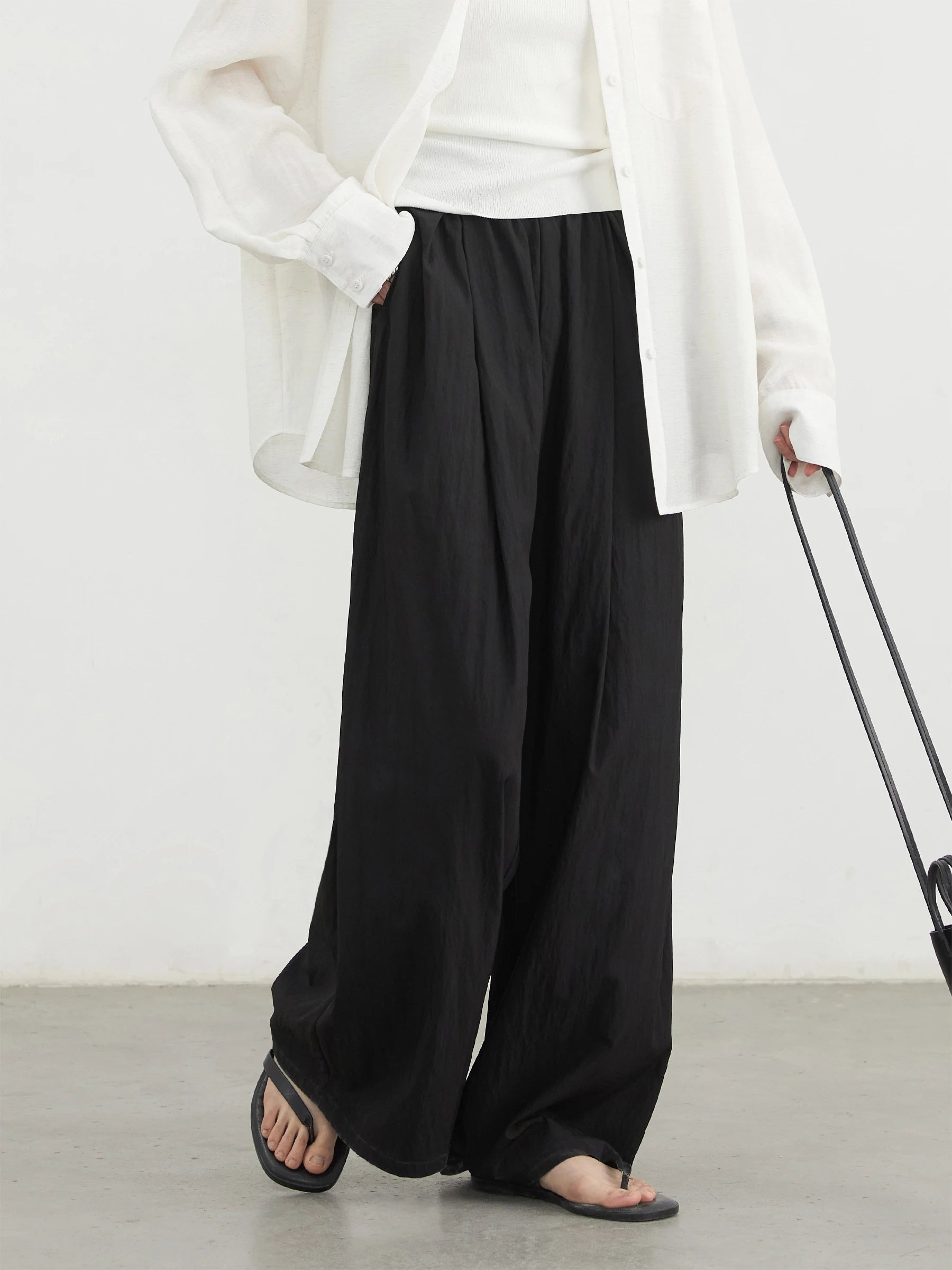 Elegant High-Waist Wide Leg Pants – Effortless Chic for Every Occasion