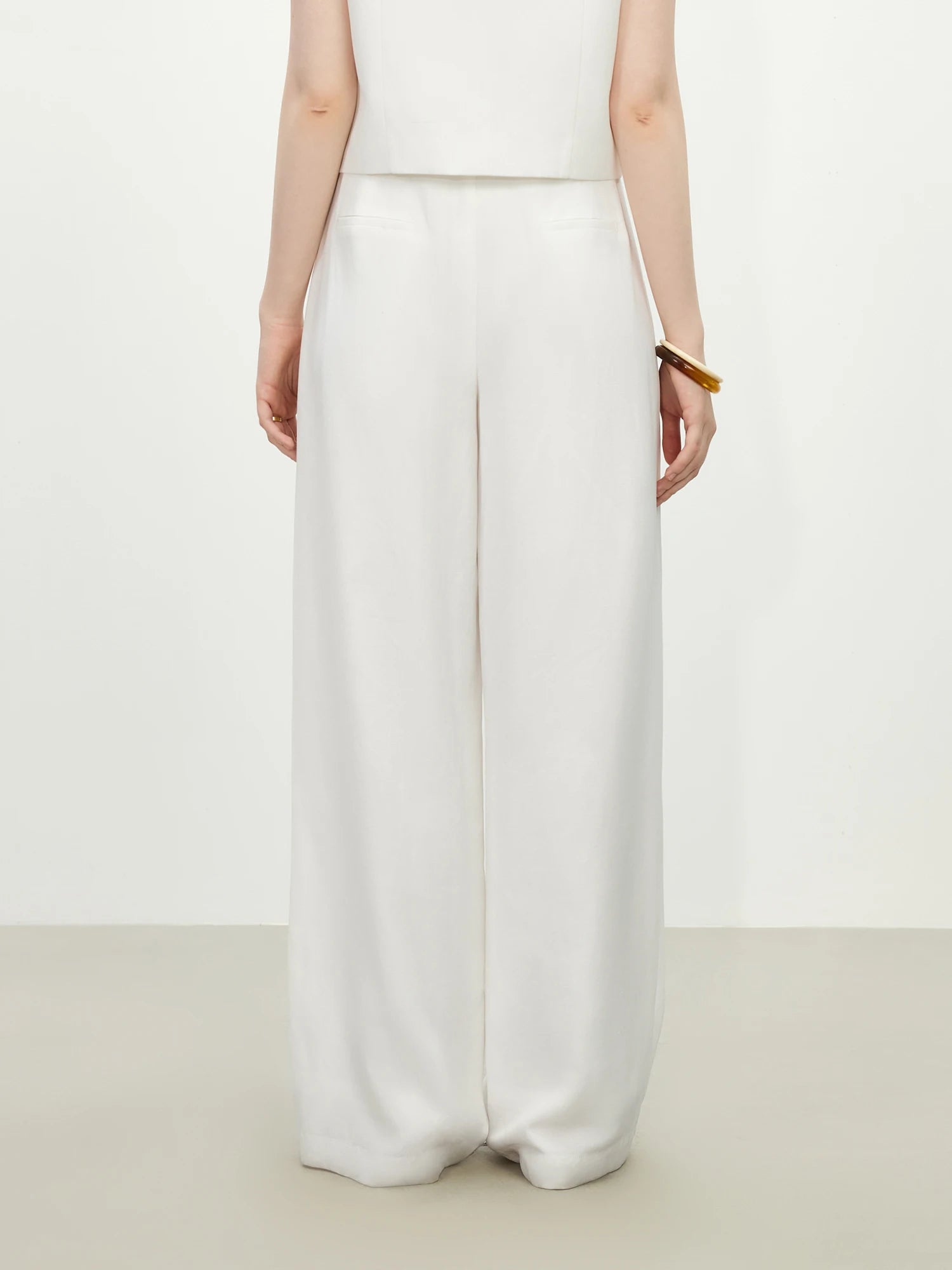 Old Money Vest & Wide-Leg Pants Set – Tailored Vintage Luxe