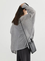 Lightweight V-Neck Cardigan – Sun Protection Chic Layer