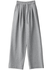 High-Waist Drawstring Streetwear Pants – Relaxed Luxe Comfort