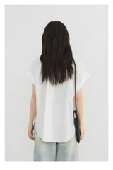 Ruffled White Cotton Blouse – Timeless Feminine Classic