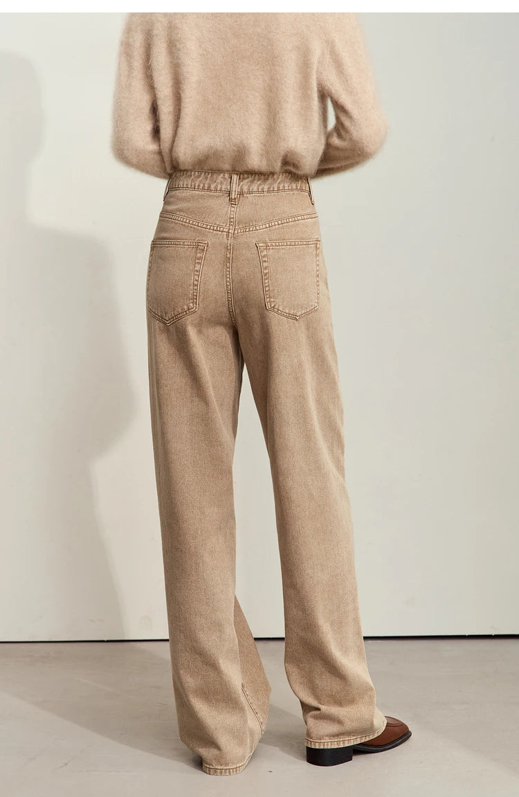 Retro Wide-Leg Denim Pants – Relaxed Everyday Fit