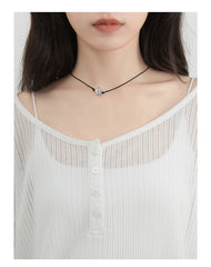 Sheer O-Neck Tee – Sun Protection Summer Staple