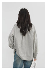 Striped Embroidered Blouse – Casual Everyday Chic