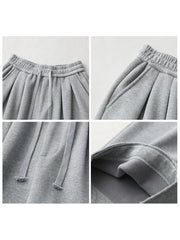 High-Waist Drawstring Streetwear Pants – Relaxed Luxe Comfort