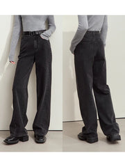 Retro Wide-Leg Denim Pants – Relaxed Everyday Fit