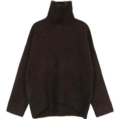 Cozy Turtleneck Knit Sweater – Minimalist Winter Staple