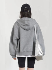 Drawstring Hooded Sweatshirt – Sporty BF Style Jacket