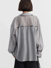 Sheer Loose Shirt – Lightweight Summer Chic