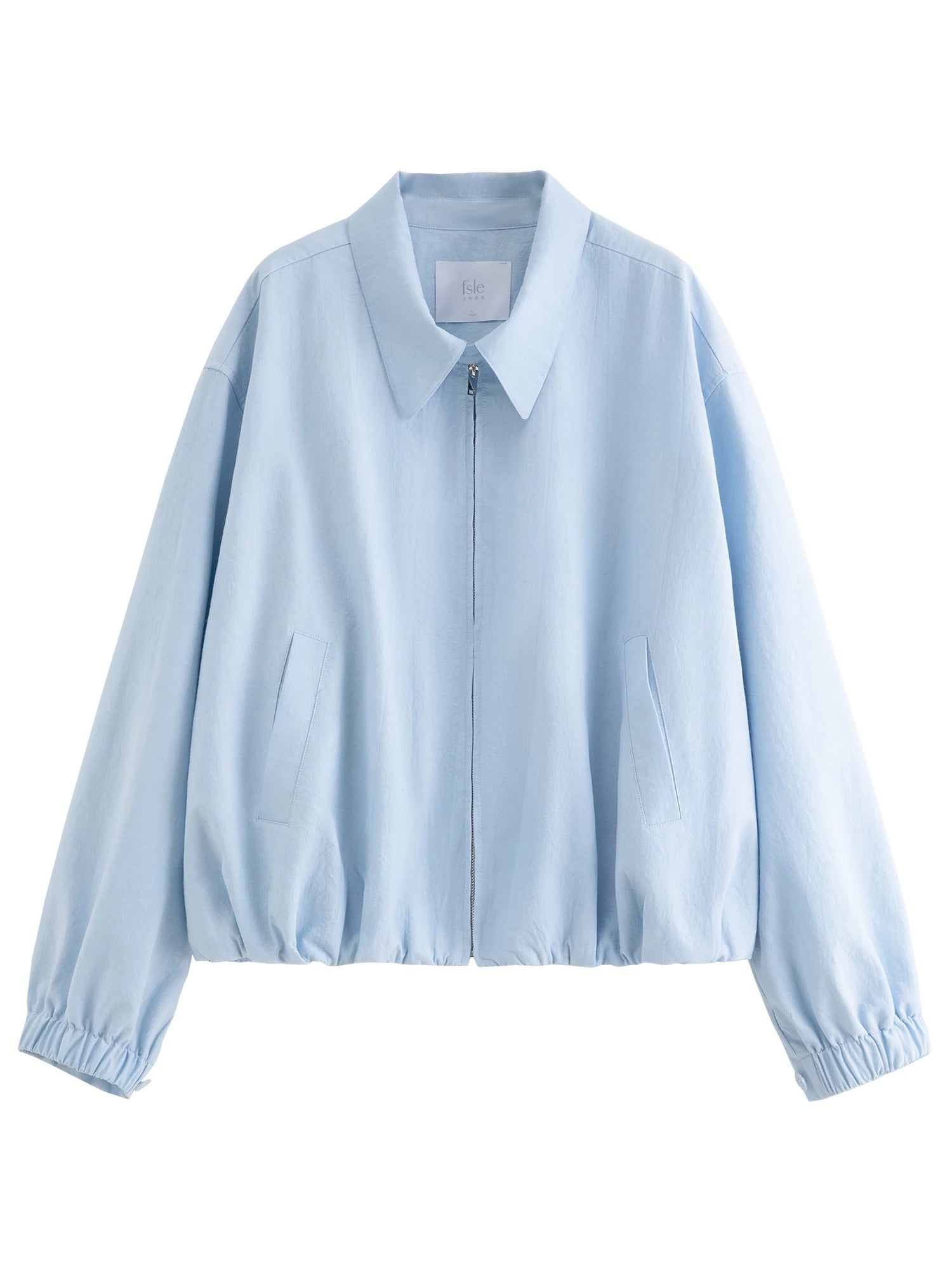 Raw Glamour Short Jacket – French Oversized Workwear Style