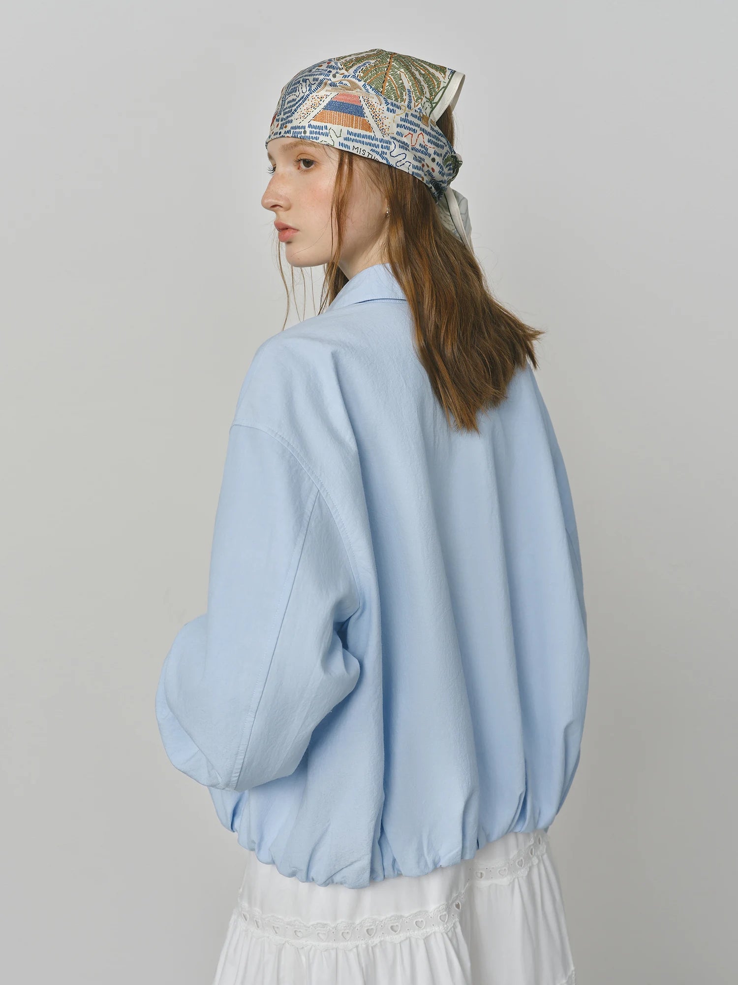 Raw Glamour Short Jacket – French Oversized Workwear Style