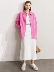 Oversized Cotton Denim Jacket – Hong Kong Street Chic