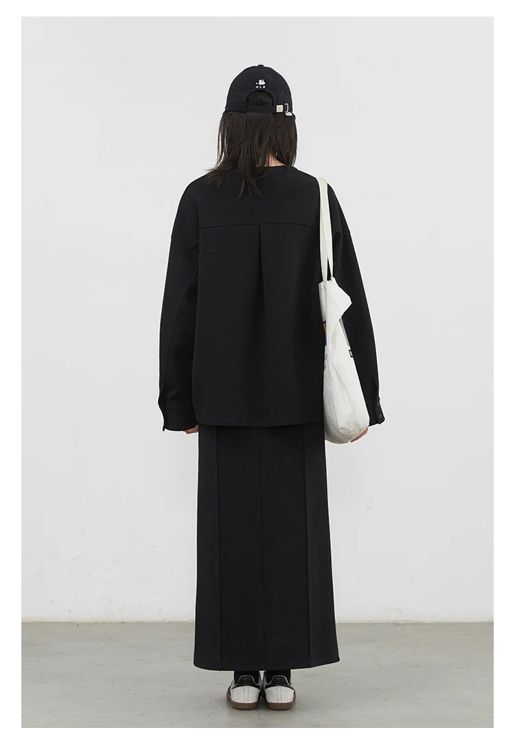 Sweatshirt & Skirt Set – Relaxed Weekend Style