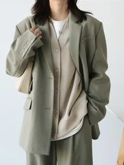 Oversized V-Neck Sweatshirt – Cozy Luxe Layer for Effortless Style