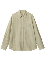 Hollow Back Long Sleeve Shirt – Contemporary Minimal Chic