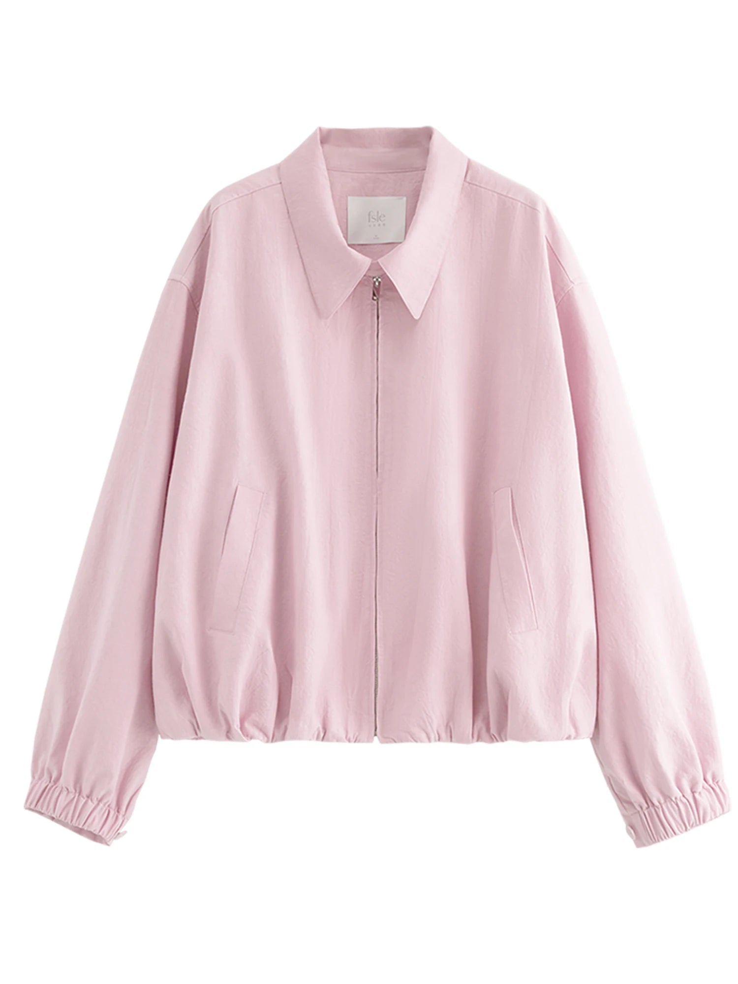 Raw Glamour Short Jacket – French Oversized Workwear Style