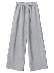 High-Waist Lace-Up Sweatpants – Sporty Luxe Comfort
