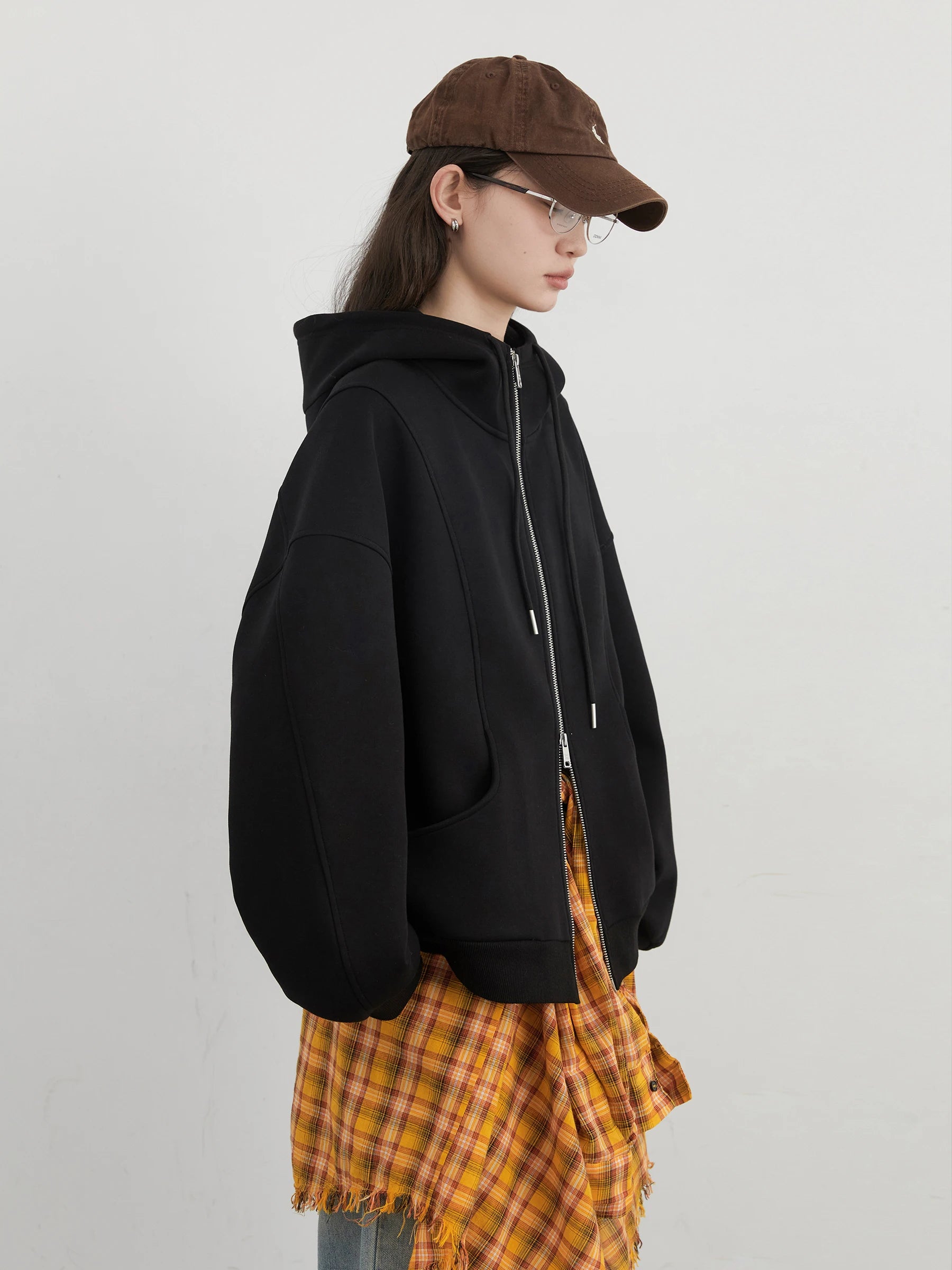 Drawstring Hooded Sweatshirt – Sporty BF Style Jacket