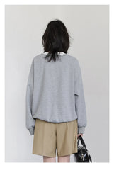 Contrast Hoodie Sweatshirt – Casual Korean Streetwear