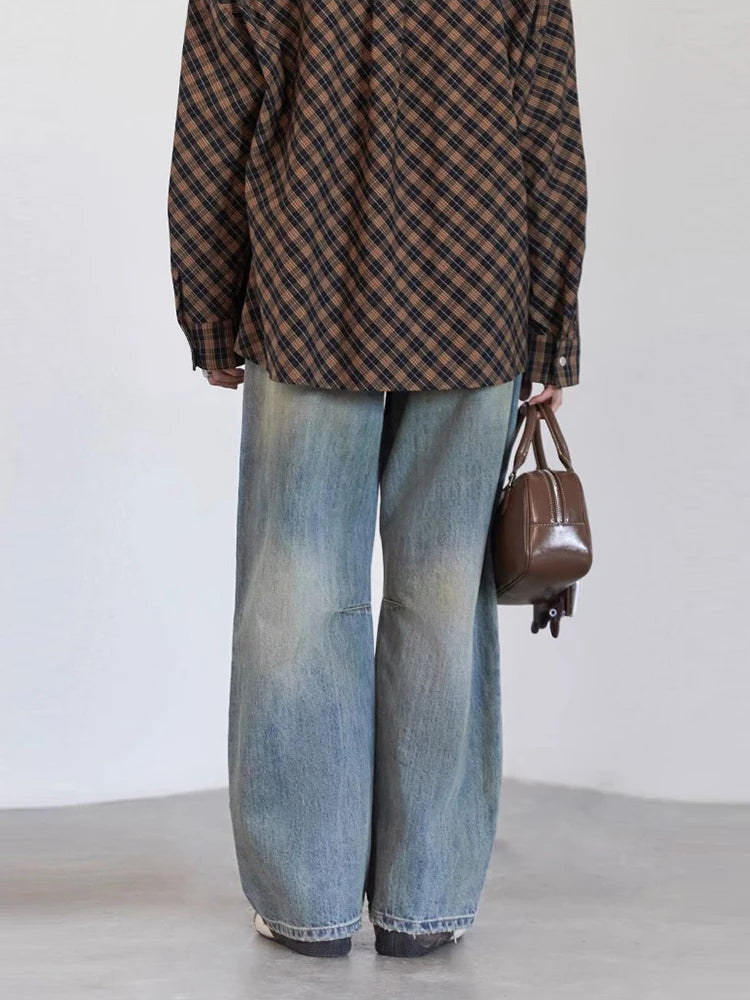 Wide-Leg Retro Denim Pants – Timeless Streetwear