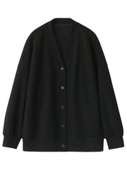Oversized V-Neck Sweatshirt – Cozy Luxe Layer for Effortless Style