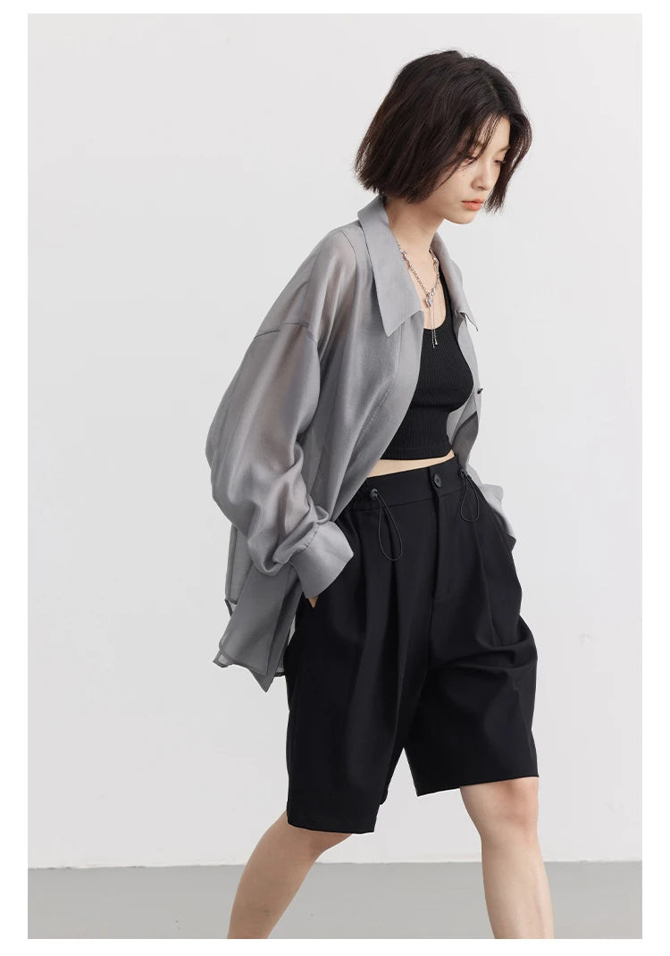 Sheer Loose Shirt – Lightweight Summer Chic