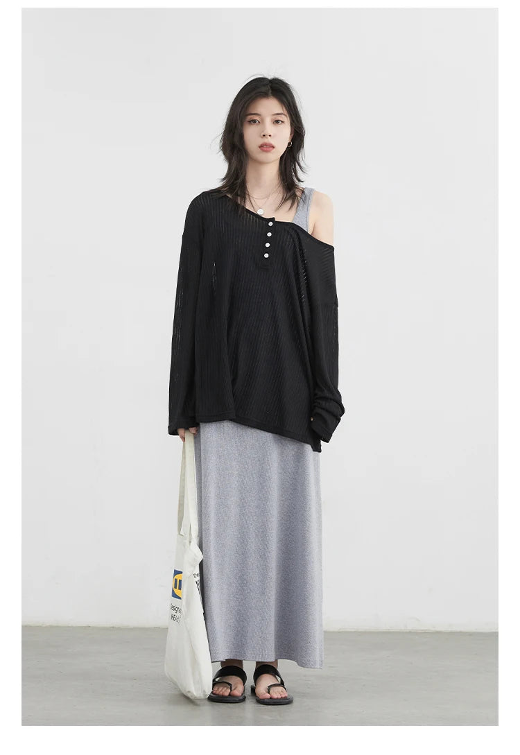 Sheer O-Neck Tee – Sun Protection Summer Staple