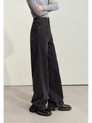 Retro Wide-Leg Denim Pants – Relaxed Everyday Fit