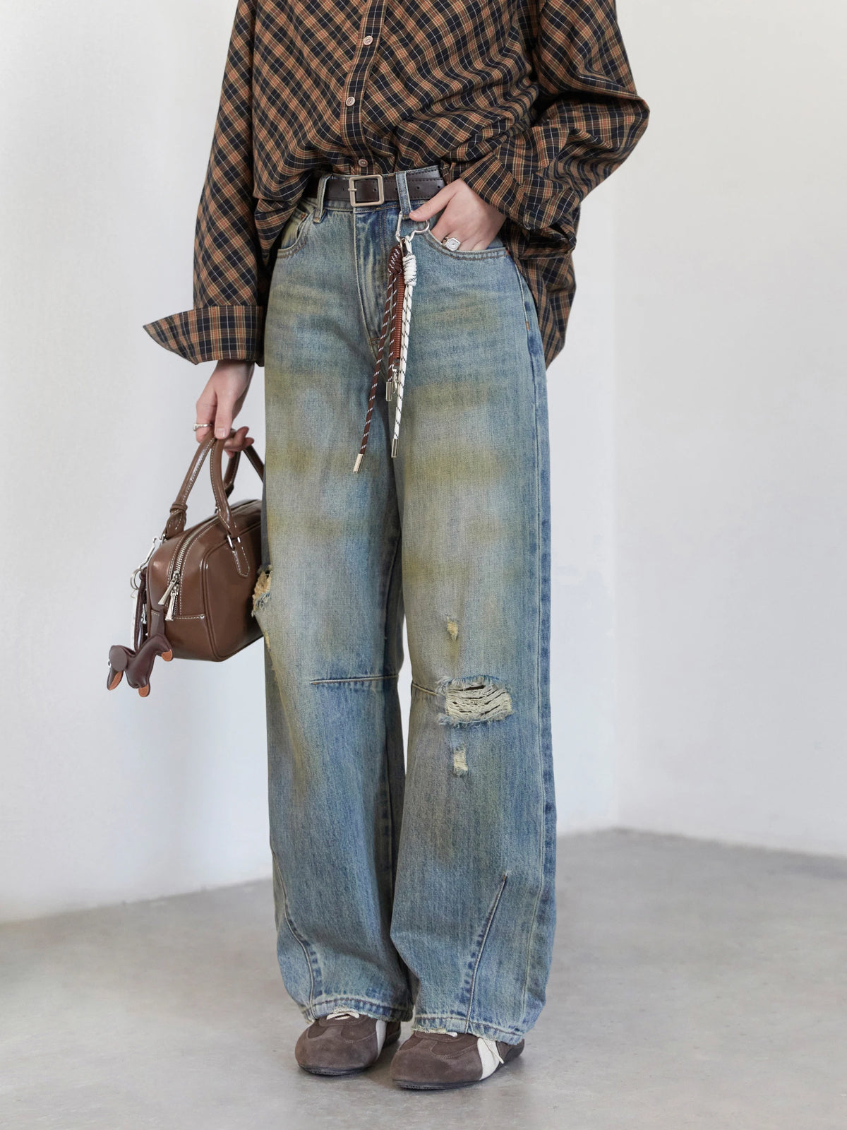 Wide-Leg Retro Denim Pants – Timeless Streetwear
