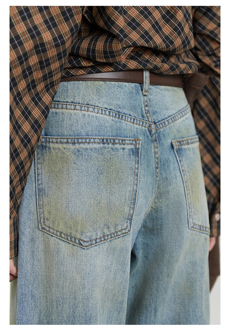 Wide-Leg Retro Denim Pants – Timeless Streetwear