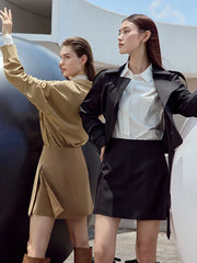 High-Waist A-Line Skirt – Chic Minimalist Silhouette