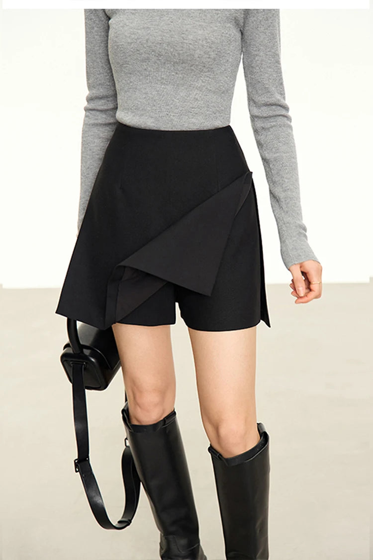 High-Waist A-Line Skirt – Chic Minimalist Silhouette