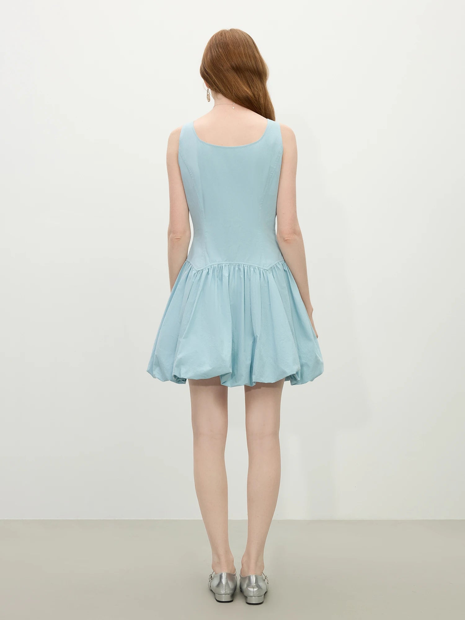 Girly Sleeveless Vest Dress – Playful Chic Silhouette